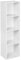 Top Home Solutions 1, 2, 3, 4 Tier Wooden Bookcase Shelving Display Storage Wood Shelf Shelves Unit (4 Tier, White)