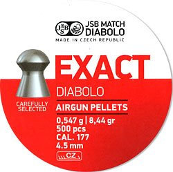 JSB Exact Diabolo 4,52mm Cal. 177 Luftgewehr Luftpistole Munition - 500 Stück