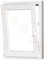 Kunststofffenster | 90x110 cm (900x1100 mm) | weiß | Dreh-Kipp-Fenster | links