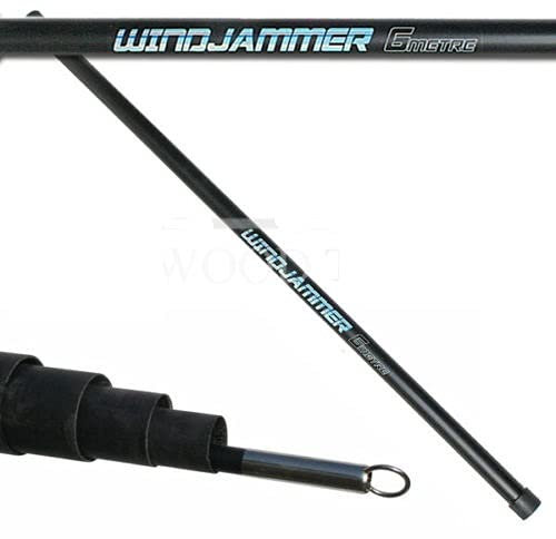 WINDJAMMER 7m Telescopic Fibreglass Pole For Flags & Windsocks