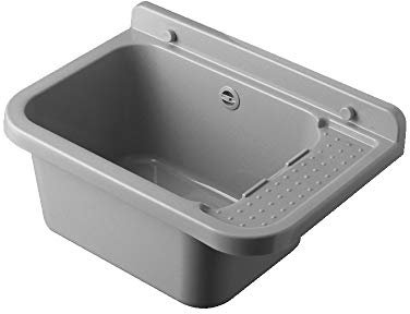 Idroclic - Pilozzo a Muro in Resina da 50 cm Grigio