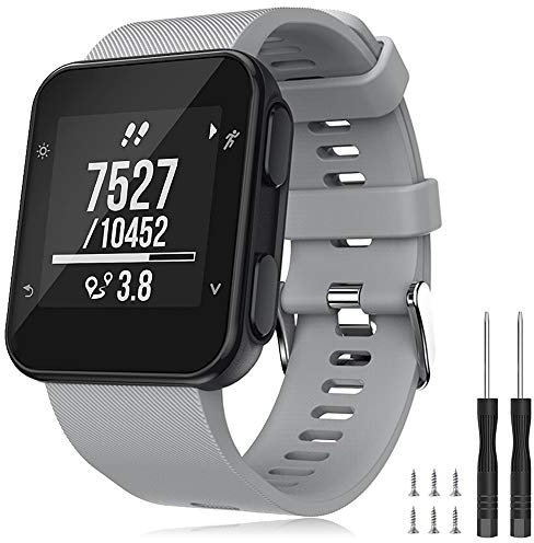 TOPsic Armband für Garmin Forerunner 35 Armband, Uhrenarmband Ersatzarmband Silikon Zubehör Armbänder für Forerunner 35 GPS Ersatz Armband