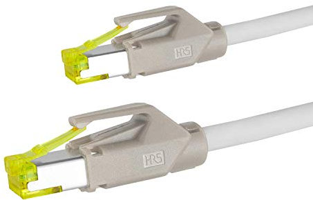 AIXONTEC 15 m CAT 7 Ethernet LAN Kabel 10 Gigabit RJ45 Profi Netzwerkkabel Grau Grau RJ 45 Hirose TM31 Netzwerkstecker Patchkabel kompatibel CAT.5e CAT.6 A CAT 7 Kat 8 Kabel Router PC Switch PS5