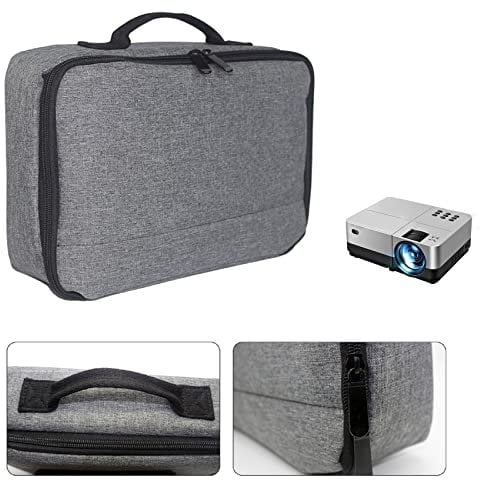 MOVKZACV Carrying Bag for Projector with Handle Portable Projector Travel Bag Universal Lightweight Projector Protect Bag Carrying Case