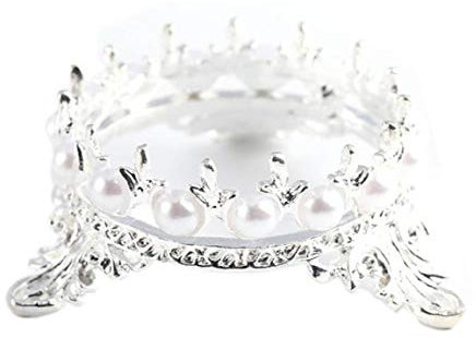Crown Pen Holder Pearls Nails Art Design Painting Pen Brush Stand for Diy Manicure Nail Carving Drawing Pencils