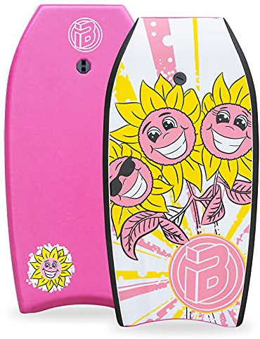 iBOARD Bodyboard Leichtes Bodyboard mit EPS-Kern, Premium-Leine und Handschlaufe, Surfen für Kinder und Erwachsene