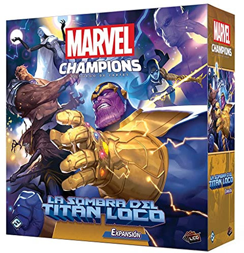 Fantasy Flight Games Marvel Champions – Der Schatten des verrückten Titans – Kartenspiel auf Spanisch