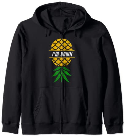 Cool I'm Down Balançoire à fruits tropicaux pour garçons et filles Sweat à Capuche