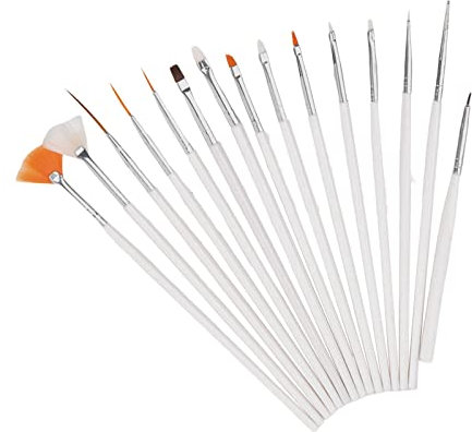 Kit D'outils Poterie Sculpture, 15 pièces Ensemble de Pinceaux de Peinture de Détail Poterie Artisanat Argile Outils Brosse pour Céramique Poterie Sculpture, Art de Gaufrage,Menuiserie, Artiste DIY