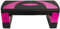 MAXSTRENGTH Aerobic-Stepper, höhenverstellbar, 3 x – 5 x Höhenstufen 10, 15, 20, 25 und 30 cm, rutschfeste Stepper, Cardio-Übungen, Rosa, 5-stufig