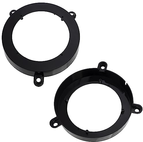 AERZETIX - C11632 - Lot de 2 Adaptateurs/Supports en Plastique pour Haut-Parleurs de Voiture Ø130 mm - Côté de Montage Portière Arrière - Compatible avec Mercedes-Benz C Class (W203) 2000+