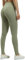 JOYSPELS Sport Leggings Damen High Waist Sporthose mit Tasche Yoga Leggins Blickdicht Sportleggins Yogahose Laufhose, Samtgrüngrau, XXL