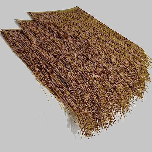 Techo De Paja De Palma Sintética, Teja De Paja De Simulación Para La Decoración De La Fiesta De La Cerca En El Interior Al Aire Libre, Plástico Artificial Simulación Paja Amarilla Thatching ( Size : 8