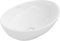 Premium Waschbecken Oval Elza Aufsatzwaschbecken für das Badezimmer und Gäste-WC | Waschbecken mit Lotus-Effekt Moderne Waschschale | Weiss |40,5x33x14