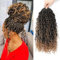 1B/27, 35cm 14/ RIVER LOCS / 400G / 5 pieces d'extentions de cheveux pour tresses au crochet/par pièce 80G / aspect naturel PREMIUM + BONNET DE DOUCHE, CROCHET ET BIJOUX OFFERT