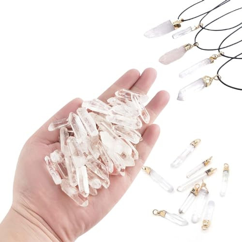 SVOCK Bergkristall Rohstein Transparent 200g, Bergkristall Stein Natürliche, Natürliche Edelsteine Und Kristalle, Steine Meditations-Therapie Deko, Pendel Kristall-Edelstein