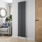Radiant Living® 1800 x 456mm Anthracite Grey Vertical Tall Designer Radiator Single Column Flat Panel Modern Modern Central Heating Panels Bathroom Radiators
