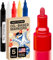 ARTISTRO 5 Oil-Based Permanent Paint Markers - Assorted Sets of Fine and Medium Tip Markers for Wood, Rock, Fabric, Glass, Ceramic, Metal, Plastic & More - Quick Dry, Waterproof, Permanent, Multicolor
