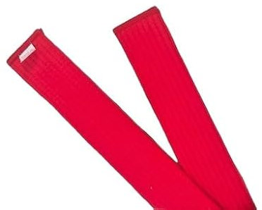 Pandiui23 Professioneller Taekwondo-Karate-Judo-Gürtel, doppelte Umwicklung, Kampfkunst, Streifen, Sportgürtel (1, Rot, 1,8 m)