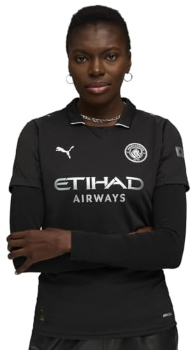 PUMA Manchester City Away Shirt 2025/26 Season - Womens - Black - Size: XL
