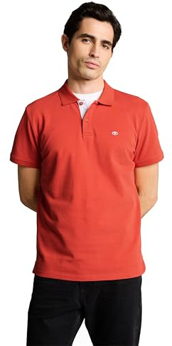 TOM TAILOR Herren Basic Piqué Poloshirt