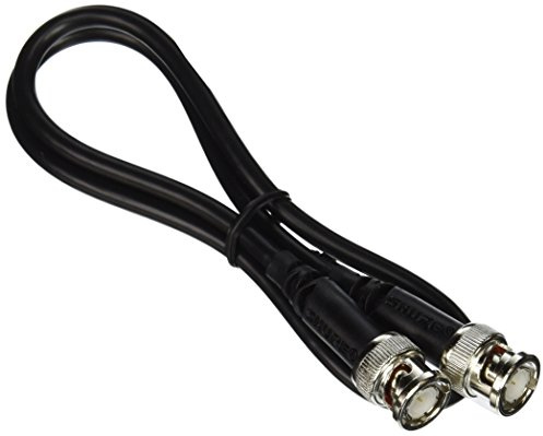 Shure UA802 UHF-Koaxial-Antennenkabel, BNC-BNC, RG58C/U-Typ, 61 cm, Schwarz