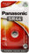 Panasonic SR44 Silberoxid Knopfzelle für Uhren, Taschenrechner, elektronische Schlüssel, medizinische und andere Kleingeräte mit hohem Energiebedarf, Typ SR44, 1.55V, 1 Stück