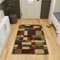 Ottomanson Ottohome-Kollektion Teppich mit Gummirückseite und Schachtel-Design, 100 cm x 150 cm, mehrfarbig