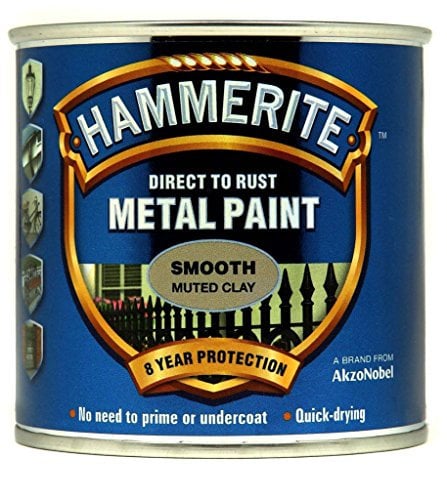 Hammerite Metal Paint Smooth 250ml Muted Clay