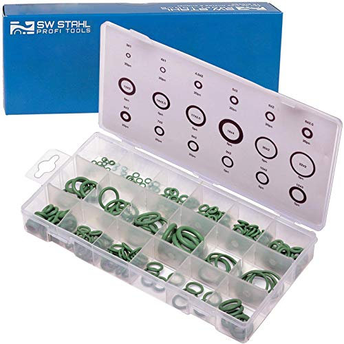 SW-Stahl S8041 HNBR O-Ring Sortiment für Klimaanlagen 225 tlg, 3-22mm