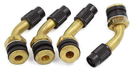 sourcing map Ventiladapter, Verlängerung & Ventilkappen 4Stk Für Motorrad