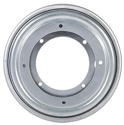 Lazy Susan, 4 Types Heavy Duty Round Shape Galvanized Lazy Susan Turntable Bearing Rotating Swivel Plate(5.5inch-Silver)