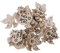 Vektenxi 50pcs Holz Friedenstaube Verzierungen Holzform Bastelbedarf für Hochzeitsdekor langlebig und nützlich