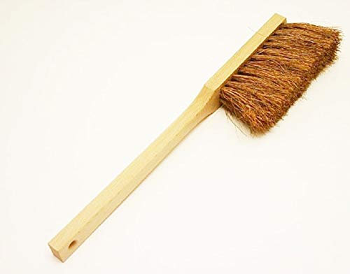 TOP Langstiel Handfeger Kokos 45,0 cm Natur Holz Besen Feger Handbesen
