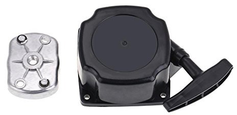 Nimoa Recoil Pull Starter, Lawn Mowers Spring Starter Assembly, Universal Start Easy Assembly for 520 430 Brush Cutter Strimmer Lawnmower Scooter