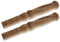 BigDean 2 XXL Holzgriffe für Schiebkarre/Schubkarre ca. 23,5 cm lang 2,5 cm Durchmesser - Hochwertig, flexibel, bereichernd - Ideal für Fast Jede Schubkarre/Sackkarre