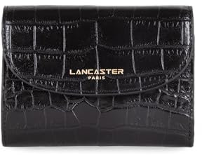 Lancaster Exotic Croco Geldbörse schwarz