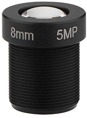 Socobeta 1/2,5 '' Mount 8mm CCTV-Objektiv High Definition 5MP Objektiv Unterstützung IR Nachtsicht mit High Definition