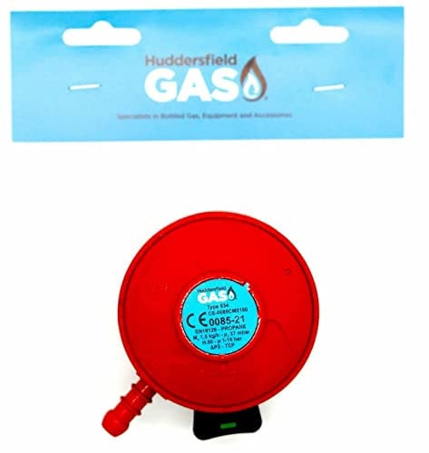 Huddersfield Gas Branded 37mbar 27MM Clip On Patio Gas Regulator