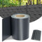 SWANEW 70 m x 19 cm, strisce di protezione in PVC per recinzioni a doppia asta, incluse 60 clip di fissaggio, in PVC, per recinzione da giardino, balcone, antracite