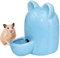 Petit Animal Céramique Distributeur d'eau, Distributeur Automatique d'eau pour Cochon d'Inde, Céramique Abreuvoir Silencieux, pour Hamster, Chinchilla, Cochon d'Inde, Hérisson, 250ml (Bleu)