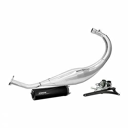 Pot 50 a boite voca cross chromed pour sherco 50 sm-r, se-r (passage bas - silencieux alu noir)