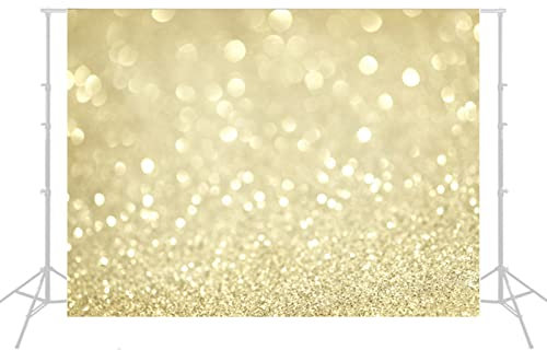 Hintergrund Fotografie Gold, 2x1.5M Goldene Bokeh Fotografie Hintergrund Gold Glitter Familie Geburtstag Party Dekoration Neugeborenen Foto Hintergrund Studio Requisiten