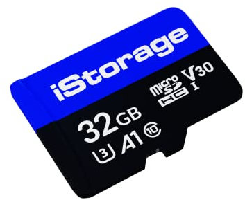 iStorage microSD Card 32GB, Encrypt Data stored on iStorage microSD Cards Using datAshur SD USB Flash Drive, Compatible with datAshur SD Drives only