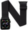 JEMACHE Elastic Arm/Ankle Band for Apple Watch 42/41/40mm iWatch Series 10 9 8 7 6 5 4 SE Strap, Unisex Sport Watch Armband/Ankleband (Dark Grey)