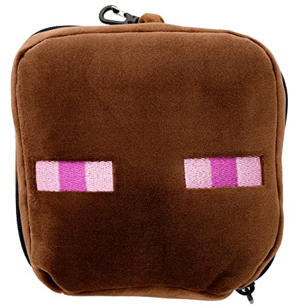 VARZI Relaxeazzz Plüsch Minecraft Enderman Reisekissen mit Augenmaske