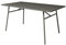 Vente-unique-Gartentisch - D. 160 cm - Metall - Anthrazitgrau - MIRMANDE von MYLIA