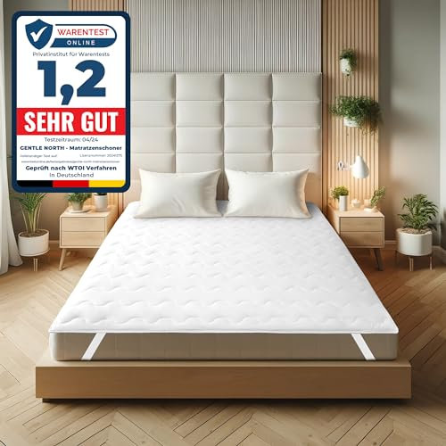 Matratzenschoner 120x200 cm - Matratzenauflage für Matratzen bis 30cm - Bei 60°C waschbar & Öko-Tex Zertifiziert für mehr Hygiene im Bett - Unterbett als Schutz für Boxspringbett & Topper