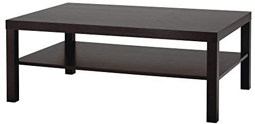 IKEA Couchtisch Lack 118x78 cm schwarz-braun