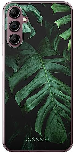 Babaco ERT Group Handyhülle für Samsung A14 4G/5G Original und offiziell Lizenziertes Muster Plants 003 optimal an die Form des Handy angepasst, hülle aus TPU